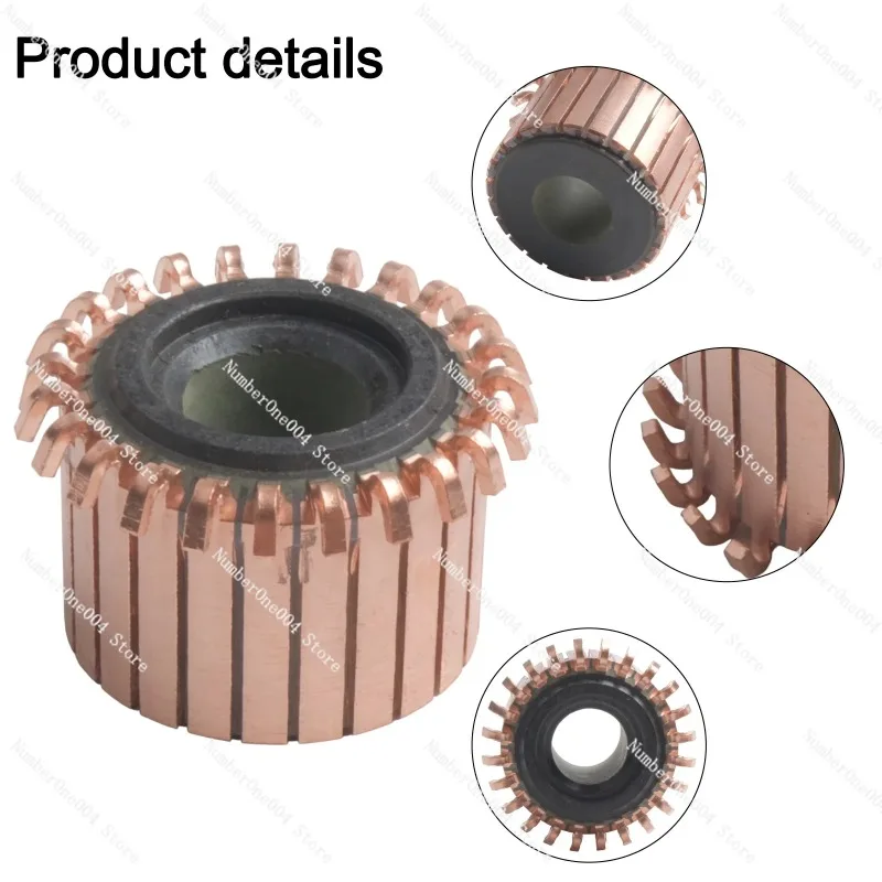 

Easy To Install Electric Motor Accessory 24P Teeth Commutator Electric Motor Maintenance Boost Motor Performance