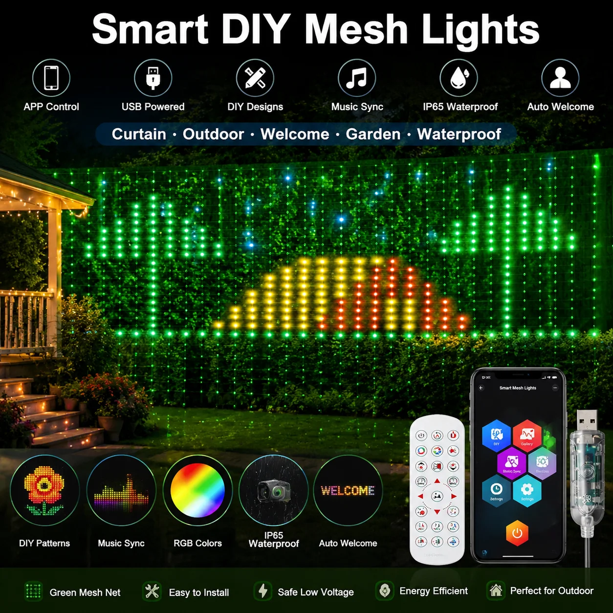 smart-net-lights-outdoor-rgb-ic-lights-with-app-remote-control-diy-modes-waterproof-mesh-light-for-patio-bush-decor