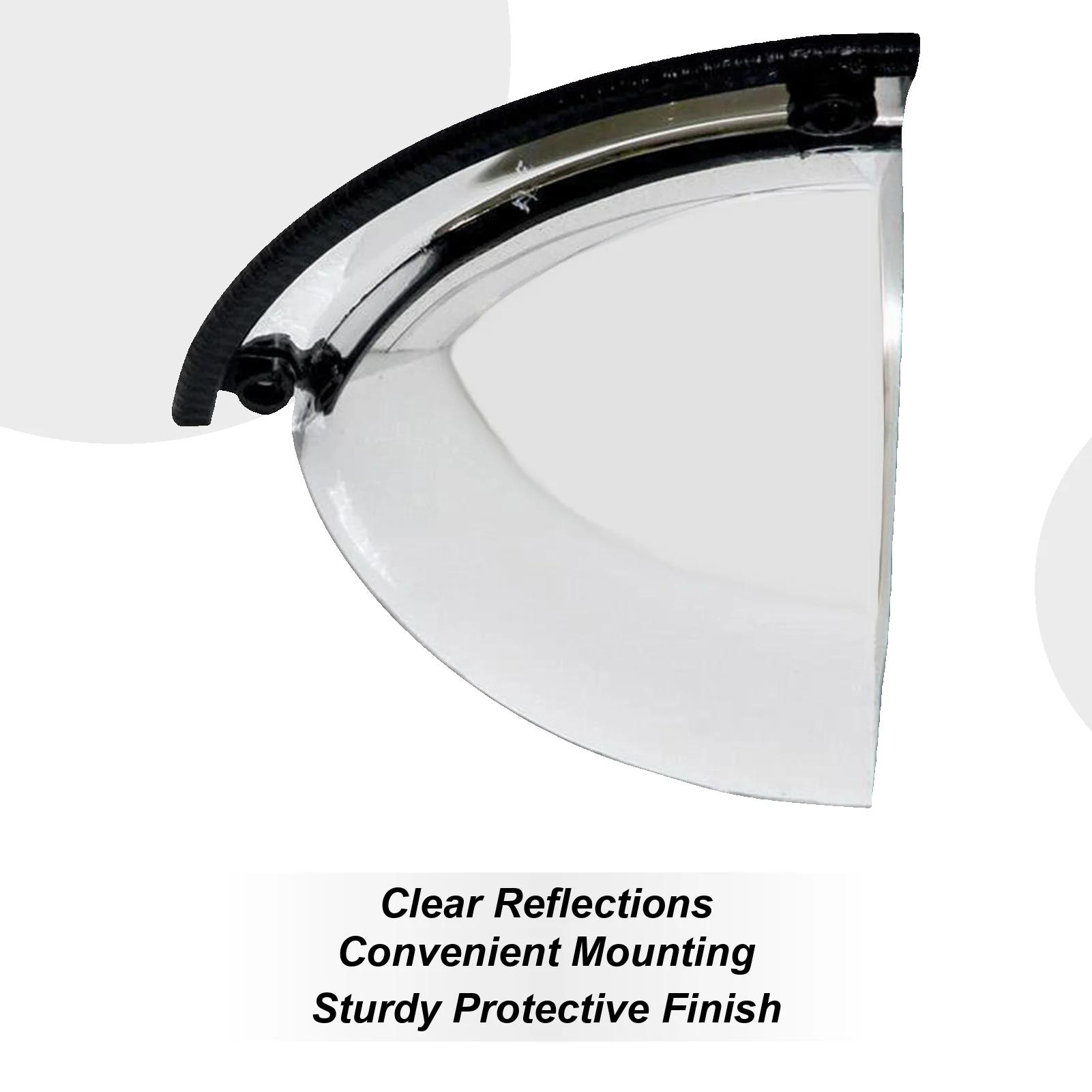 

Выпуклое зеркало для улицы, широкоугольное акриловое гаражное выпуклое зеркало, устойчивое к атмосферным воздействиям, инструменты высокой видимости для супермаркета, школы в помещении