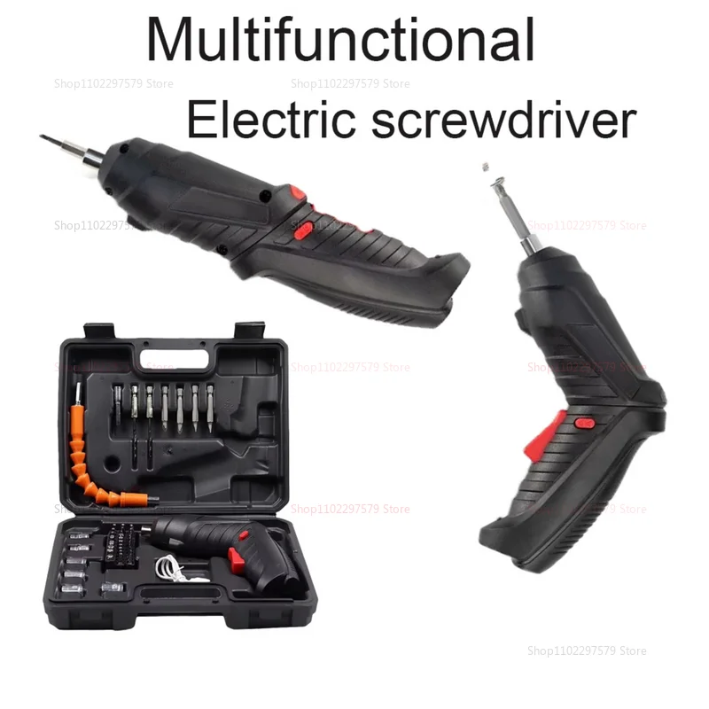 طقم مفك براغي كهربائي لاسلكي 3.6 فولت 1800 مللي أمبير بطارية أدوات صيانة منزلية محمولة مثالية لإصلاح المنزل #1