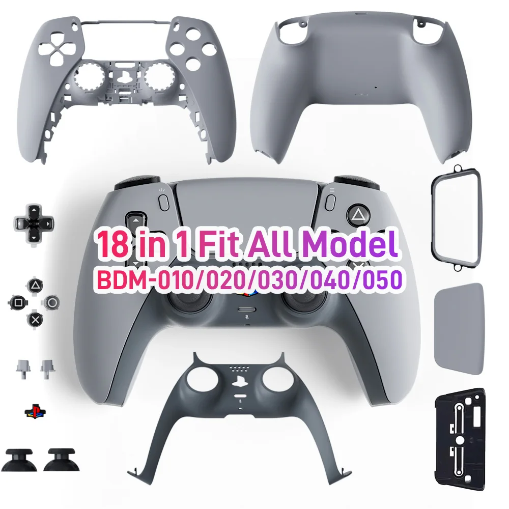 Limited 30th Anniversary for PS5 Controller Shell Back Front Cover Playstation 5 Case Replacement for BDM-010/020/030/040/050