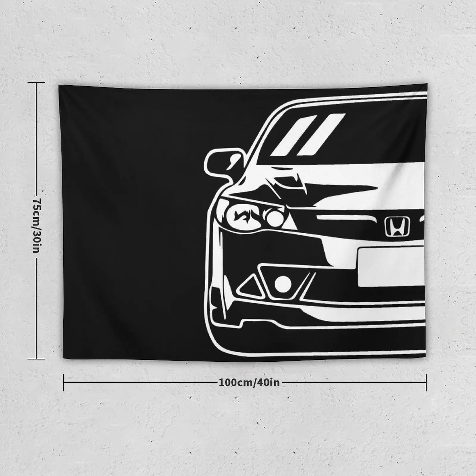 New Civic Type RR Mugen Tapestry Wall Hangings Decoration Wall Deco Bathroom Decor