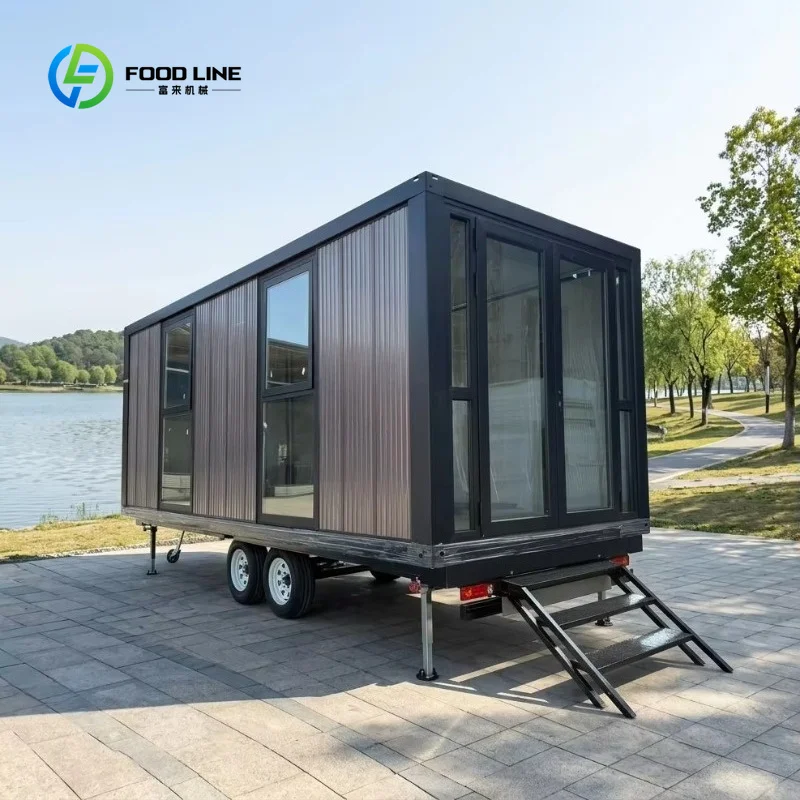 Customized 20ft Foldable Container House Mobile Office Trailer Home Wind & Water Proof