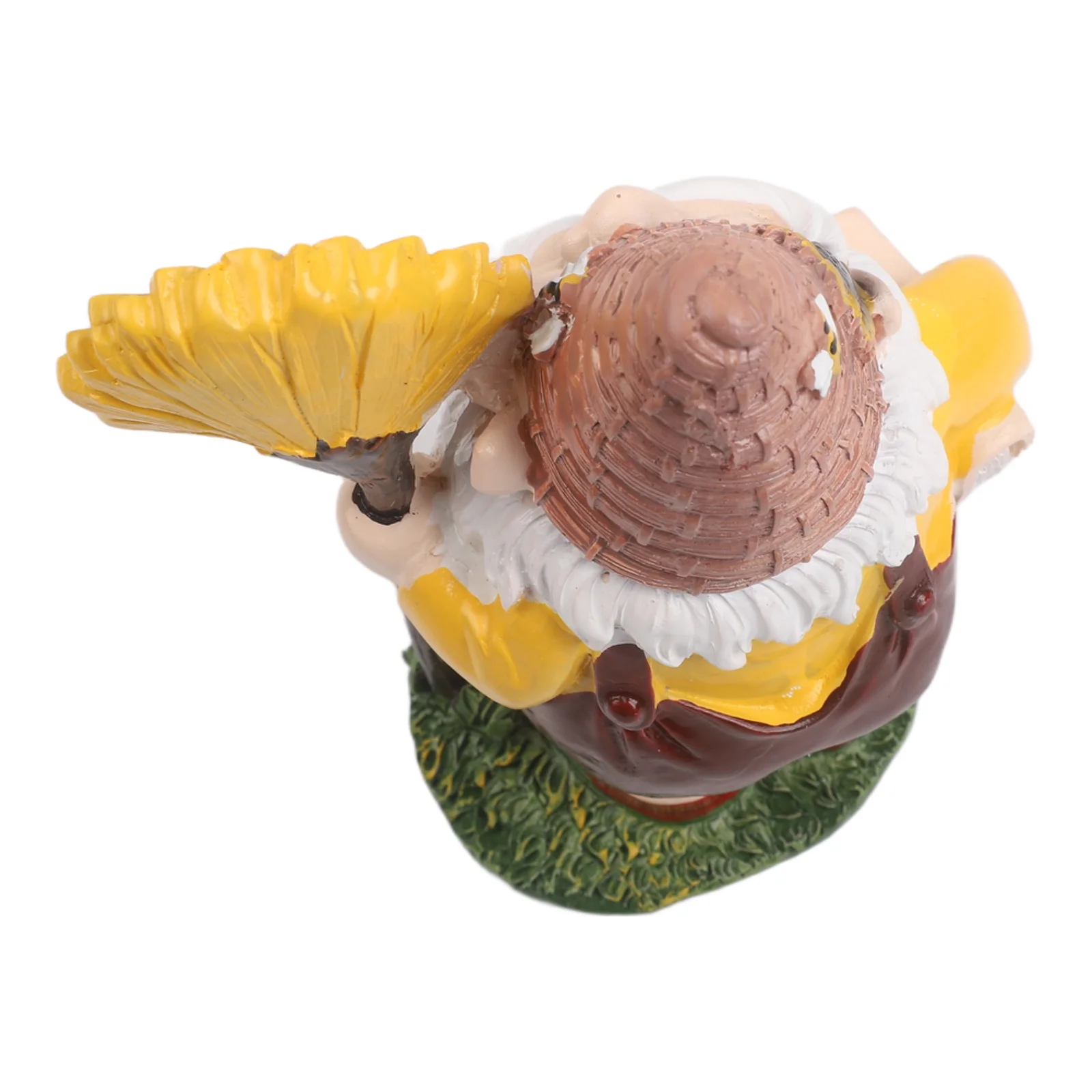 Decorative Lawn Gnome Statue Made of Resin with Hand Painted Craftsmanship Weather Resistant for Outdoor and Indoor Use