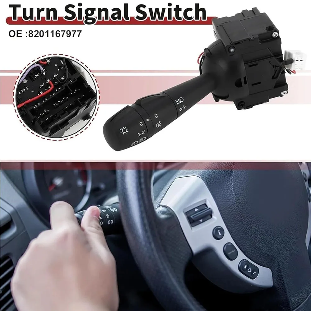 Car Turn Signal Headlight Switch For Renault Clio IV Renault Sandero Stepway 2013-2022 Renault Twingo III 2014-2022 82011-67977