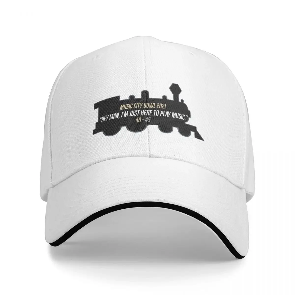 Just Here To Play Music Cap Casual Baseball Caps Adjustable Hat Hip Hop Summer Unisex Baseball Hats Customizable Polychromatic