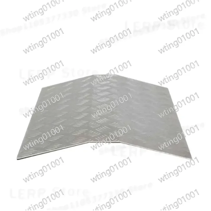 for Aluminum Alloy Wheelchair Threshold Ramp Portable Foldable Non Slip Access Bridge for Scooter Stroller Doorstep Step Aid