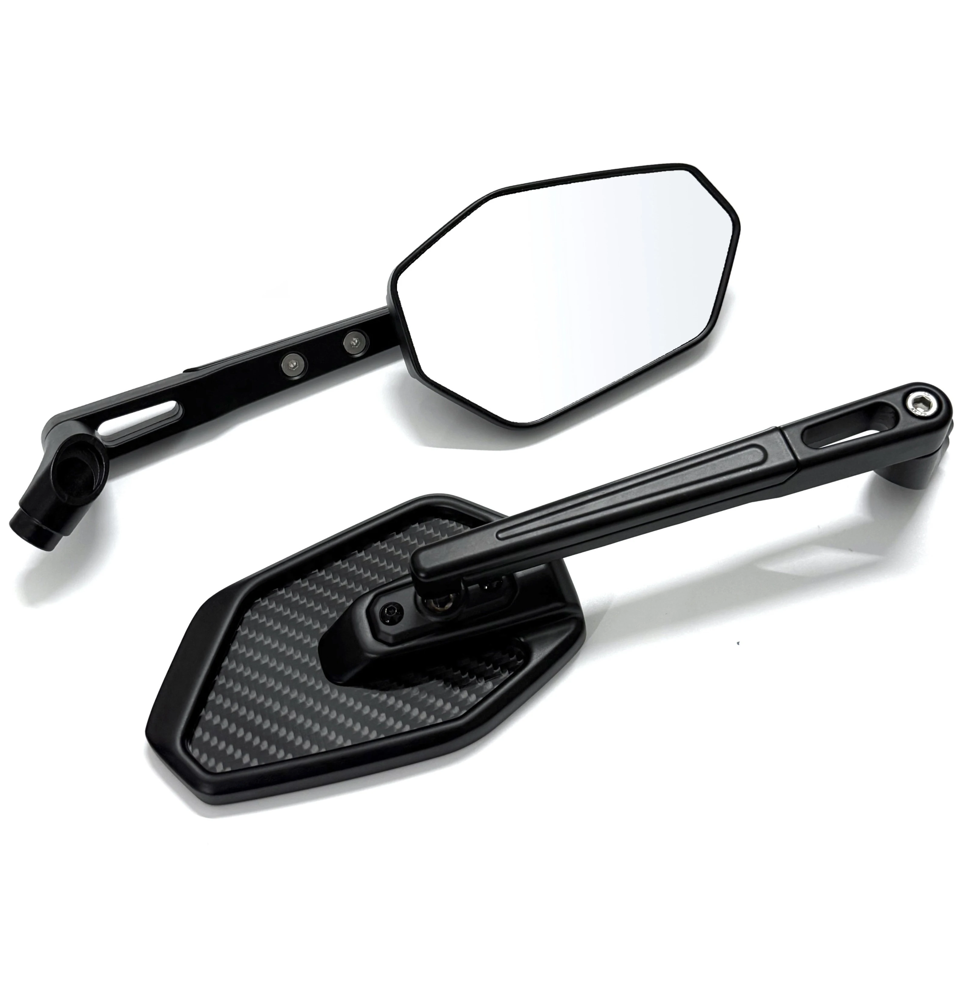 

Motorcycle Rearview Mirror Aluminum Alloy Side Mirror For Yamaha MT07 MT09 Tmax Carbon Fiber Side Mirror for Honda SH 125 Navi