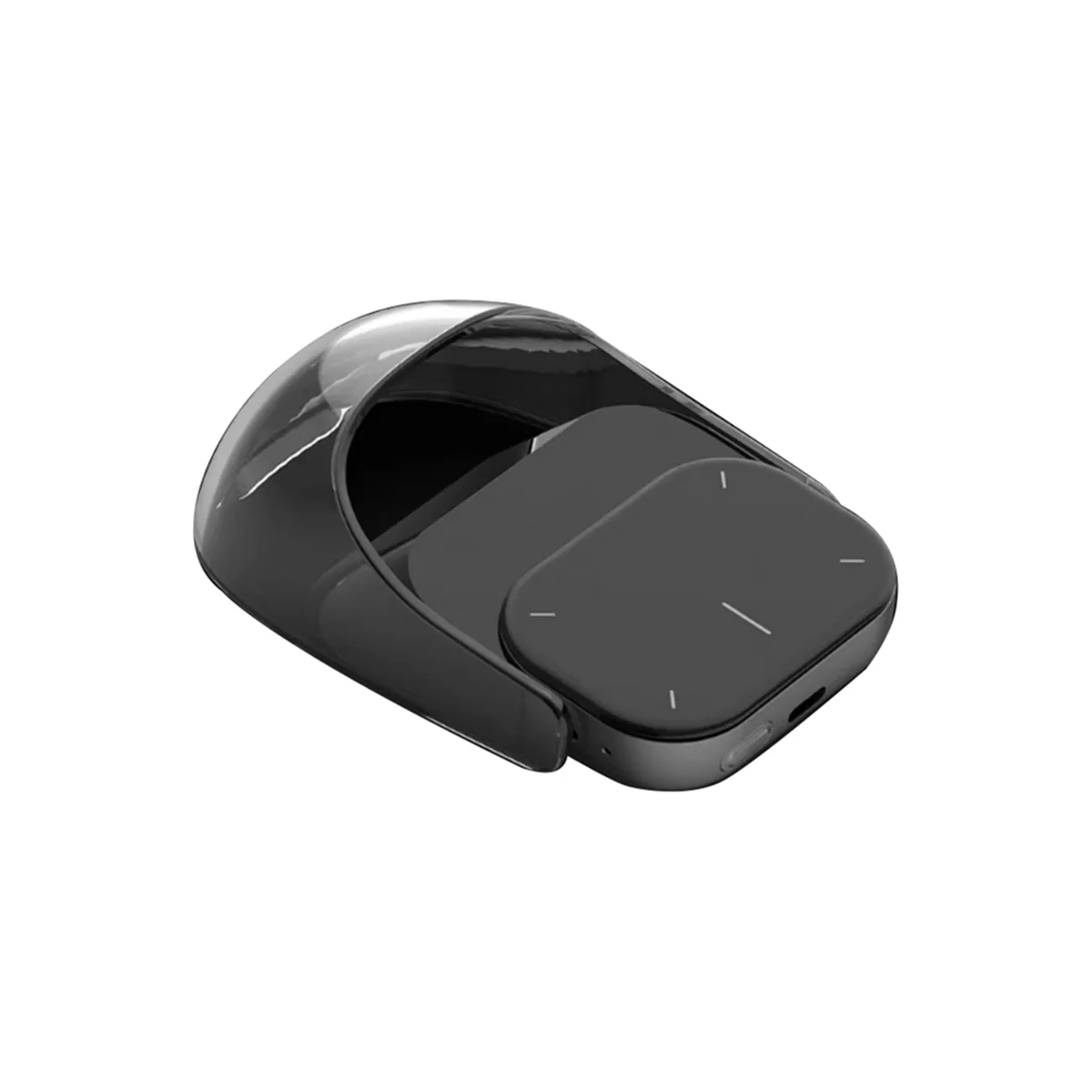 

Mini Air Touchpad Bluetooth Remote AI Recording ChatGPT Enabled Mouse Presenter for //TV Black