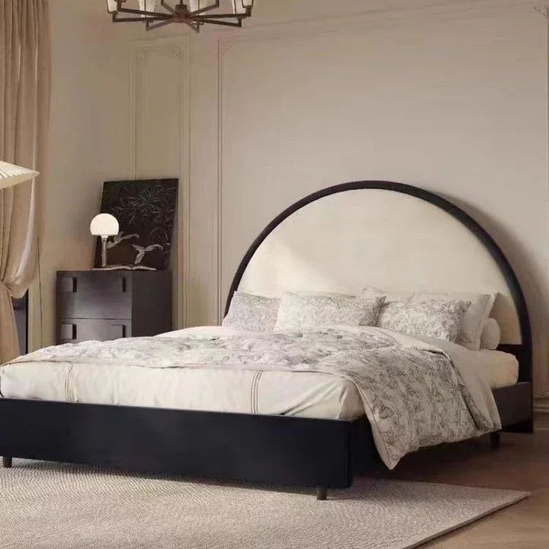 

Wooden Modern Bed Frame Headboard Soft Design King Size Double Bed Frame Storage Bedroom Muebles De Dormitorio Home Furniture