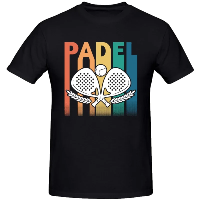 

Vintage Padel Tennis Player Men Women T-shirt Balls Lovers Gift Print Short-sleev Summer Loose Funny Harajuku Casual T Shirt Top