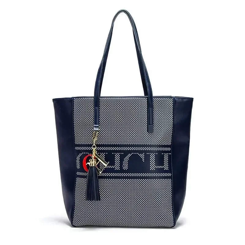 

Large Simple Shopping Tote Bag, Multi-functional Business Women's Shoulder Bag, Fashion Design Large Capacity Women's Handbag