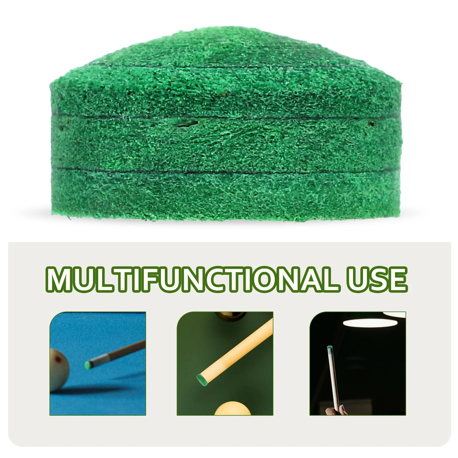 طرف جديلة متين باللون الأخضر قابل للاستبدال، ملحق بلياردو، حرفية دقيقة، استخدام متعدد الاستخدامات، ضرورة جديلة حمام السباحة