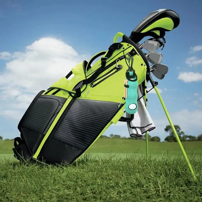 Golf Ball Tee Carry Bag Golf Waist Bag Women Portable Golf Carrying Bag Belt Clip Multi-Color Golfer Sports Accessories