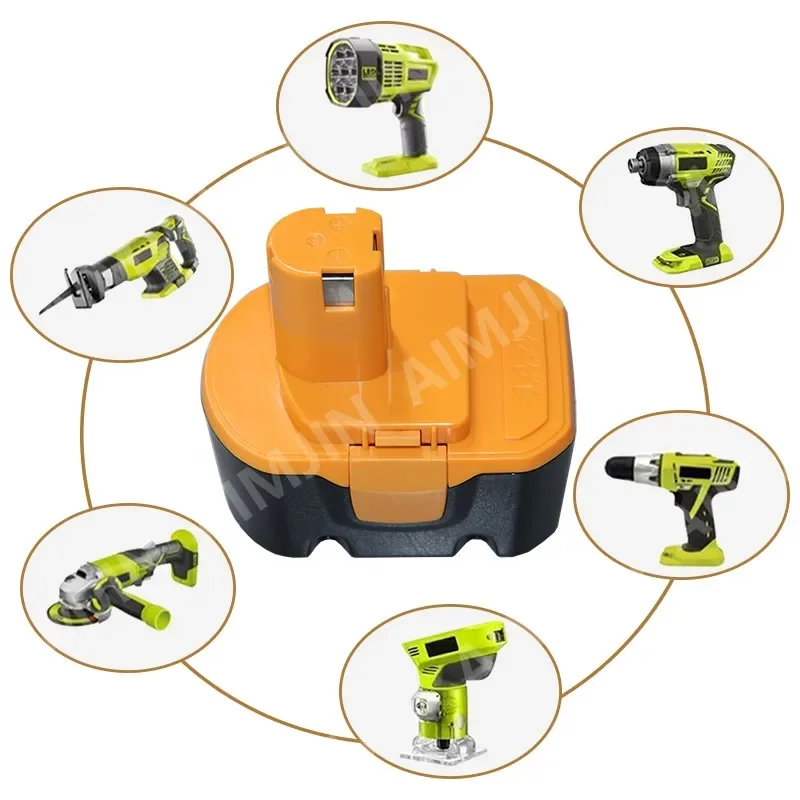 ل Ryobi 14.4 فولت 4.8/6.8/9.8Ah ni-mh استبدال البطارية RY6200 RY6201 RY6202 أدوات مفك الحفر اللاسلكي CBI1442D 130224010