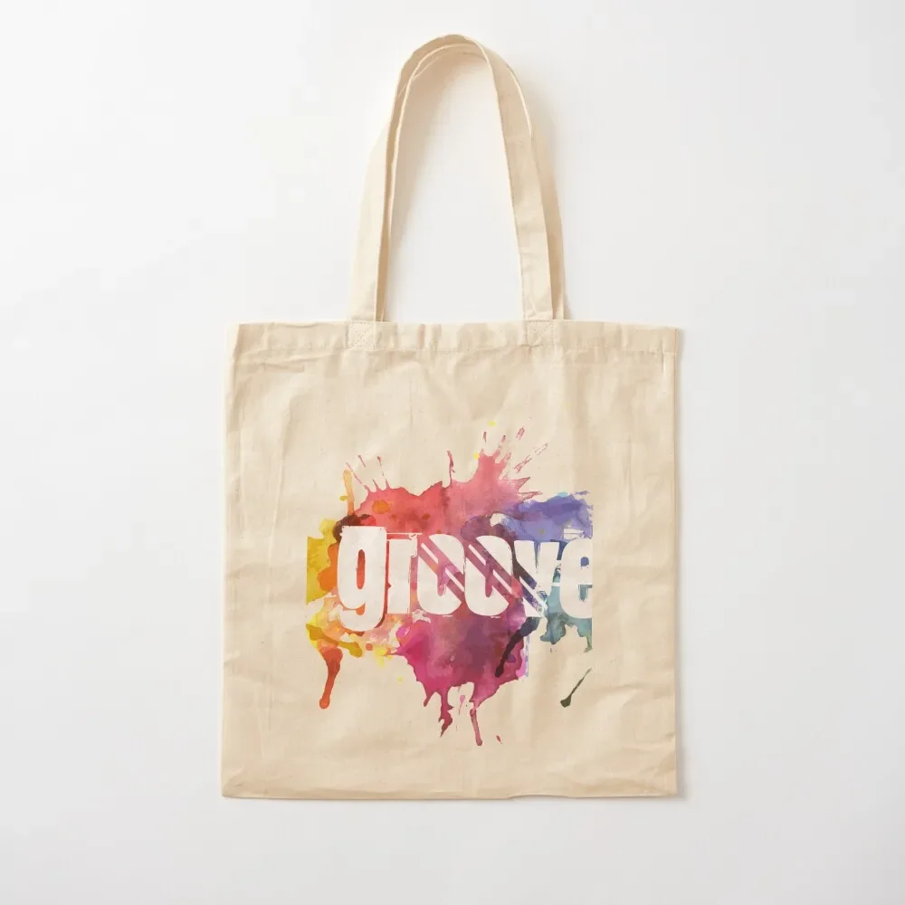 groove color splash logo Tote Bag tote bag university Women's shopper Tote Bag