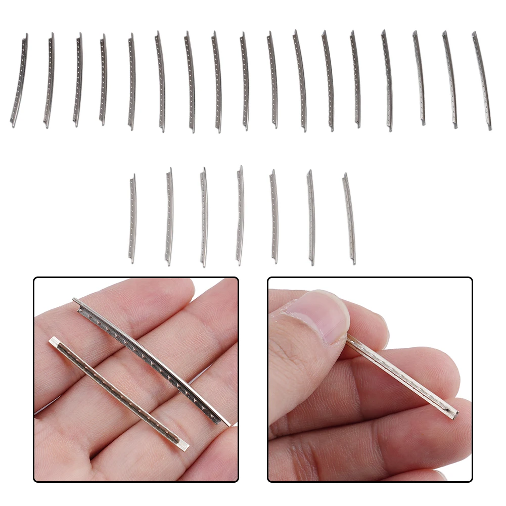 24pcs Guitar Frets Wire Fingerboard Luthier Repair Material For Acoustic Electric /Guitar /Bass Musical Instruments Accessories