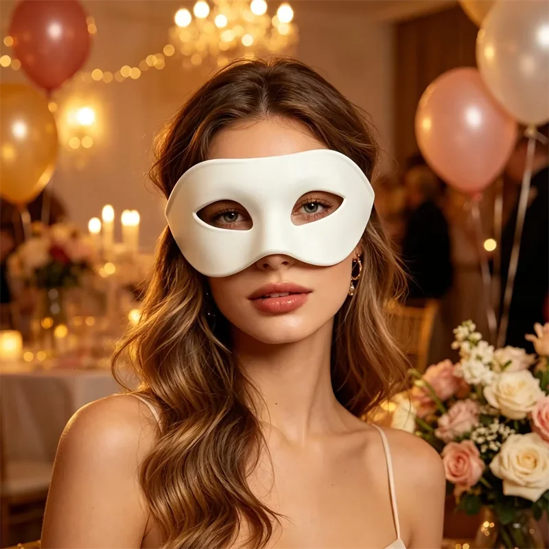 Männer Frauen Paar Maskerade Augenmasken Sexy Venezianische Cosplay Halloween Karneval Prom Party Kopfschmuck Requisiten Kunststoff Halbe Gesichtsmaske – Detail 12