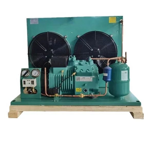 

Industrial Hermetic Compressor Three Phase 8HP Air-Water Cooled Condensing Unit with Motor for Freezer Refrigeration Customized