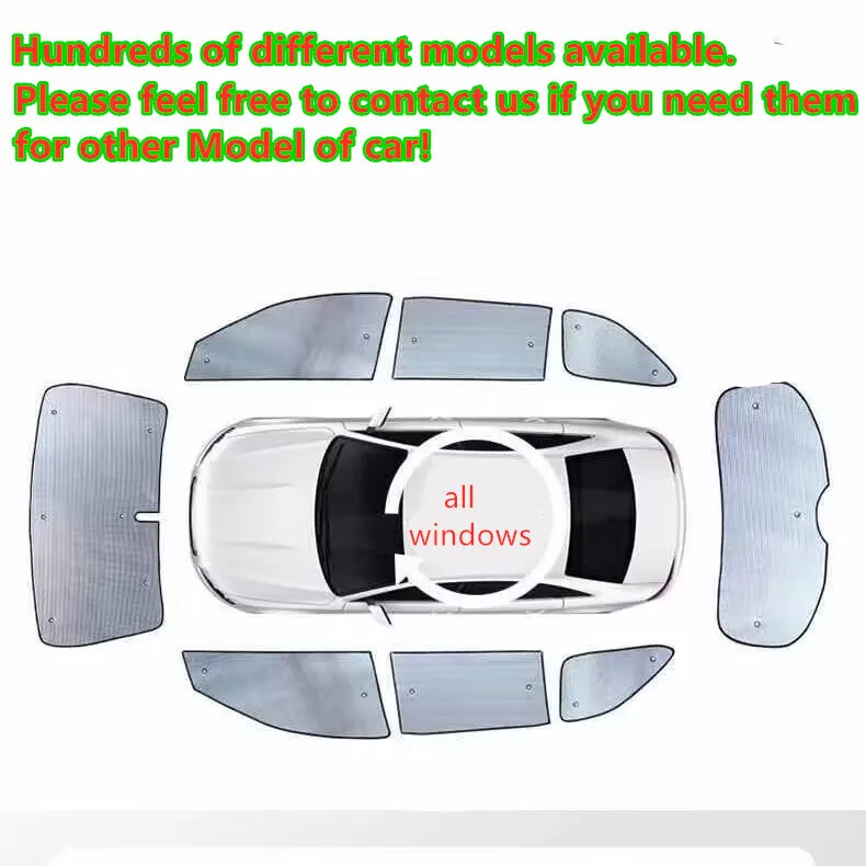 8X Front Rear Side Windshield Window Privacy Sunshade For Subaru Forester 08-13