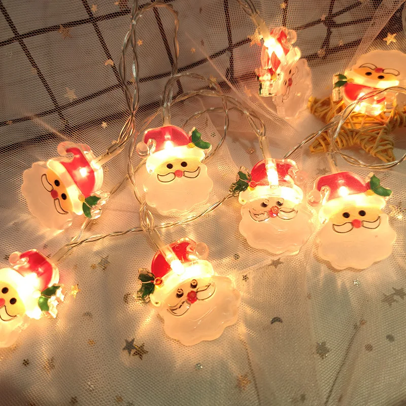 Christmas LED Fairy String Garland Light Battery Powered Bedroom Living Room Garden Gift Home Decor for Xmas Holiday Party