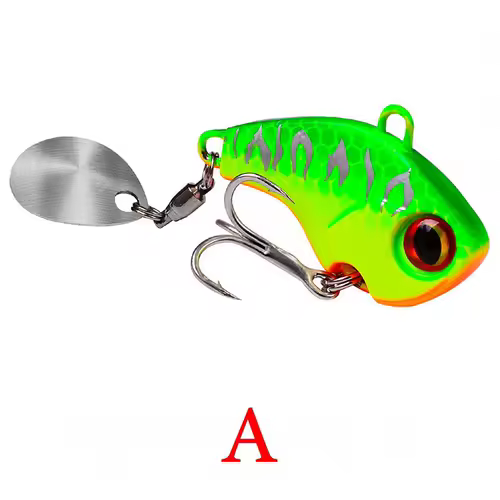 Fishing Lures Wobble Rotating Metal Vib Vibration Bait Winter Fishing 6g 15g 28g Artificial Hard Baits Spinner Spoon Lure Pesca - Image 9