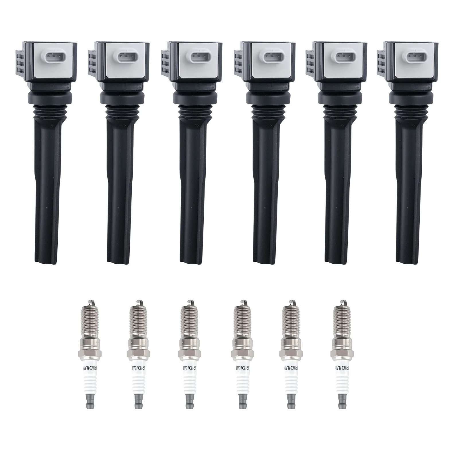 6pcs Ignition Coil & Spark Plugs for Ford Expedition Lincoln Navigator 3.5L V6