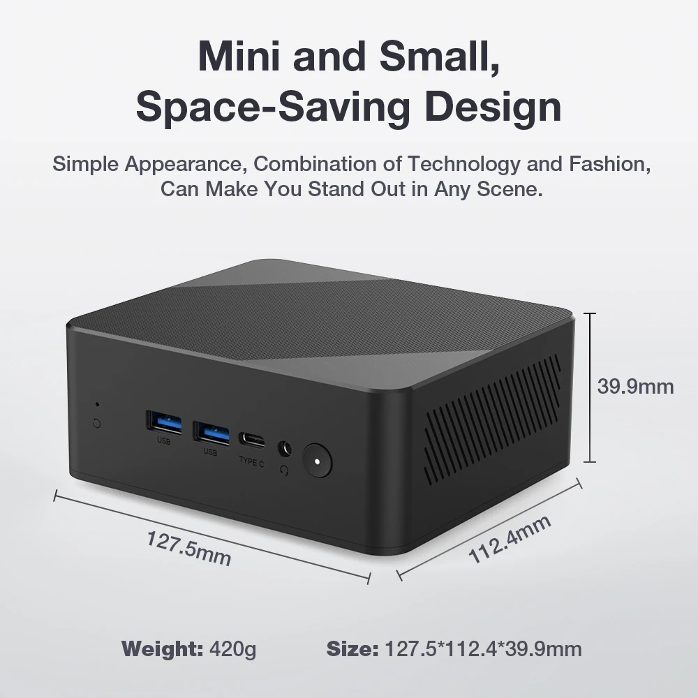 Topton Cheap AMD Mini PC Ryzen 5 3500U Barebone Office Computer