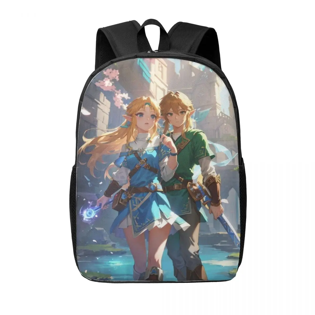 Custom Zeldas-Legended-Hot-Game Backpacks Women Men Teenager Bookbag School Bags Travel Rucksack Shoulder Bag Large Capacity