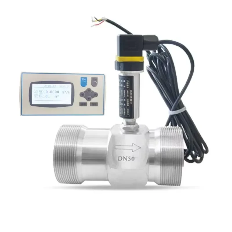 for 1 Inch Water Diesel Flow Meter High Precision Stainless Steel Turbine Flowmeter