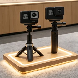 Mini Extendable Tripod Foldable Tripod Portable Monopod for Go Pro Hero 13 12 11 Black Session Osmo Action Camera Vlog Accessory