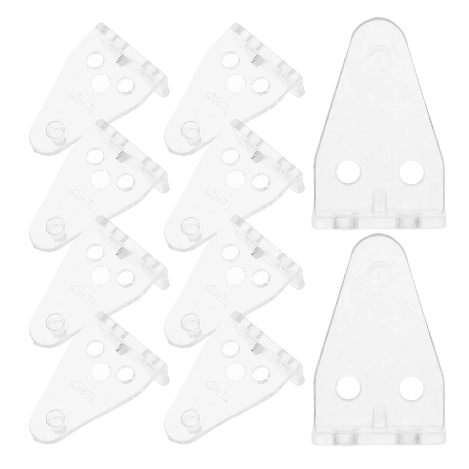 

10 Pcs Blinds Hold Down Bracket Clear Plastic Safe Simple Design Easy Installation Home Blinds Accessories Bottom Rail