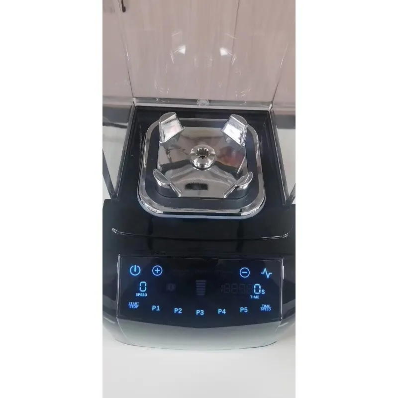 Heavy Duty Commercial Blender 2300W Quiet With Sound Cover Kitchen Use