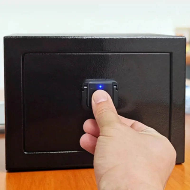 Fingerprint Piggy Bank Safe Household with Lock Adult Safe Password Box Small Confidential Cabinet Box