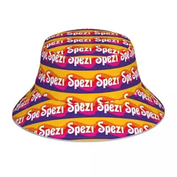 Spezis Logo Bucket Hat Summer Classic Fisherman Hats For Unisex Foldable Vacation Caps Street Style Graphic Sun Hats