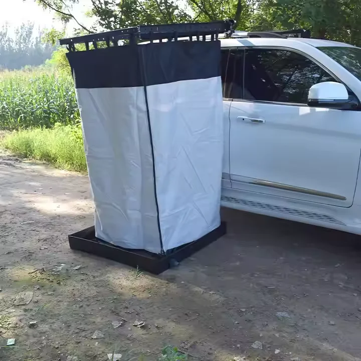 Top Quality Individual Outdoor Shower Shelter Shower Tent Camping Shower Cabin Tent With Aluminium Frame