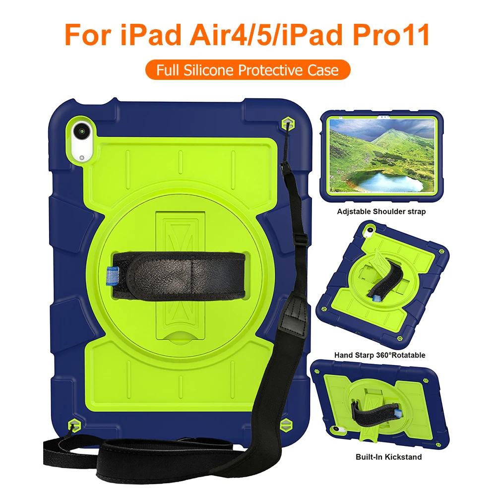 Full‑Body Shockproof Rugged Case For Apple iPad Air 11 2024 2025 10th 11th Gen Air 5 Pro 11 2022 Cover Tablet Protective Cover
