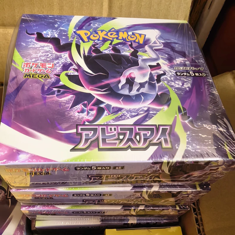 

Pokemon Game Collection Cards Trading Japanese M5 Mega Darkrai Ex Abyssal Eye Sealed Booster Box Collectible Cards Collectors