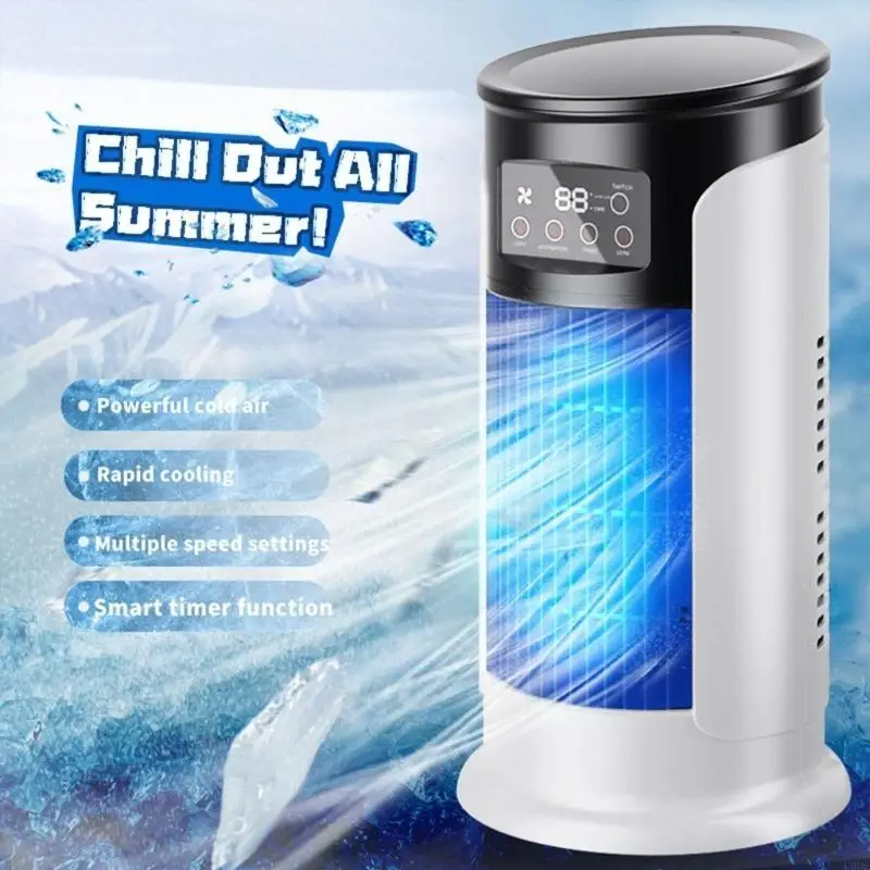   Portable Air Conditioner Fan Humidifying Fan Desktop Fan Household Sprayer