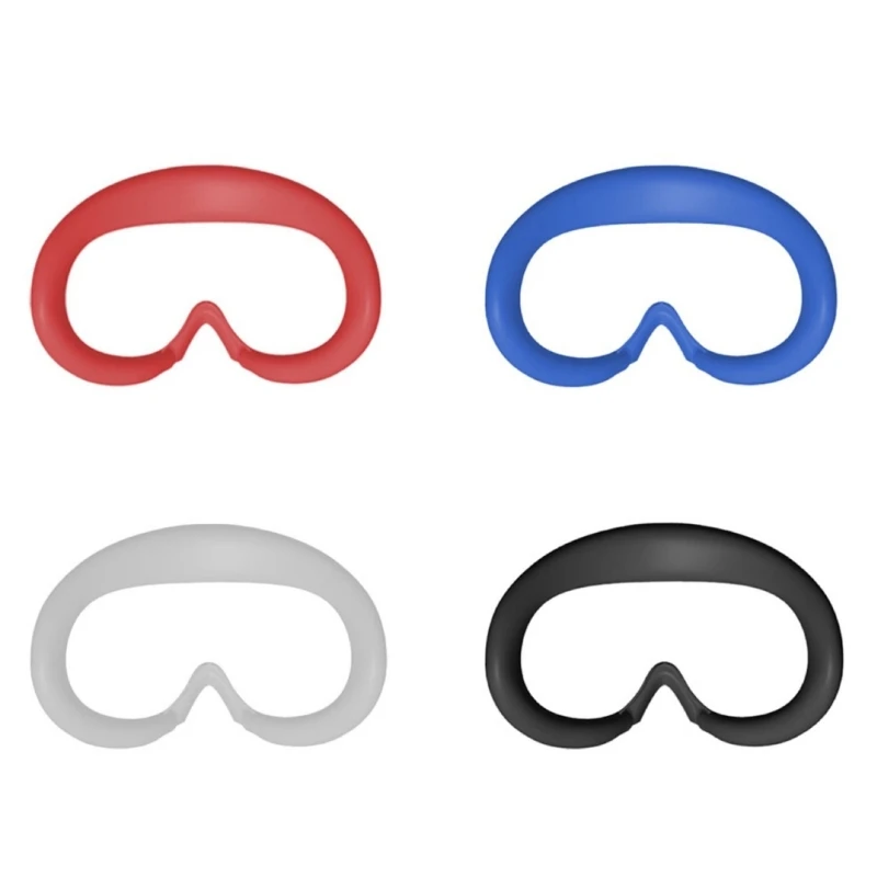 VR Face Silicone Interface Cover for Pico 4 VR Sweat-Proof Silicone Face Cover Sweatproof Silicone Face Pad Cover