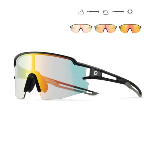 Imagen 2 del producto ROCKBROS gafas fotocromáticas para ciclismo hombres mujeres deportes al aire libre senderismo gafas de sol fotocromáticas MTB gafas para bicicleta de carretera
