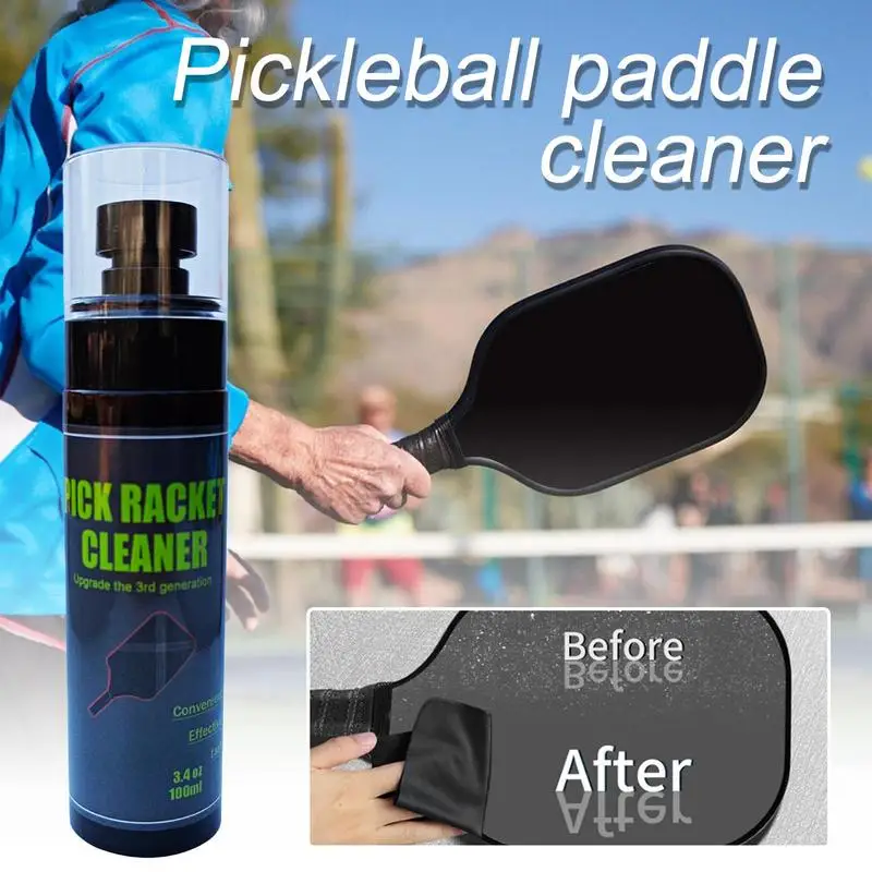 100mlPickleball Paddle Cleaning Spray Improves Spin And Accuracy Protection Cleaner Spray Pickleball Accessories