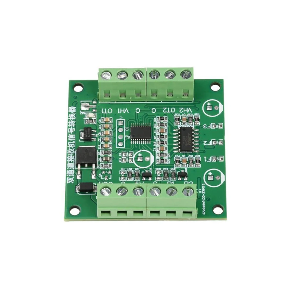 7-14V PWM to Voltage Servo Model Aircraft Receiver for Tank Tracked Electric Vehicle Motor Controller Signal Conversion Module