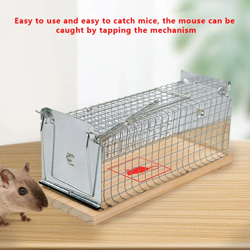 

Indoor And Outdoor Rats Trap Rats Cage Pout Rat Smart Reusable Self-locking Mousetrap Prevent Home From Mice Damage Cage