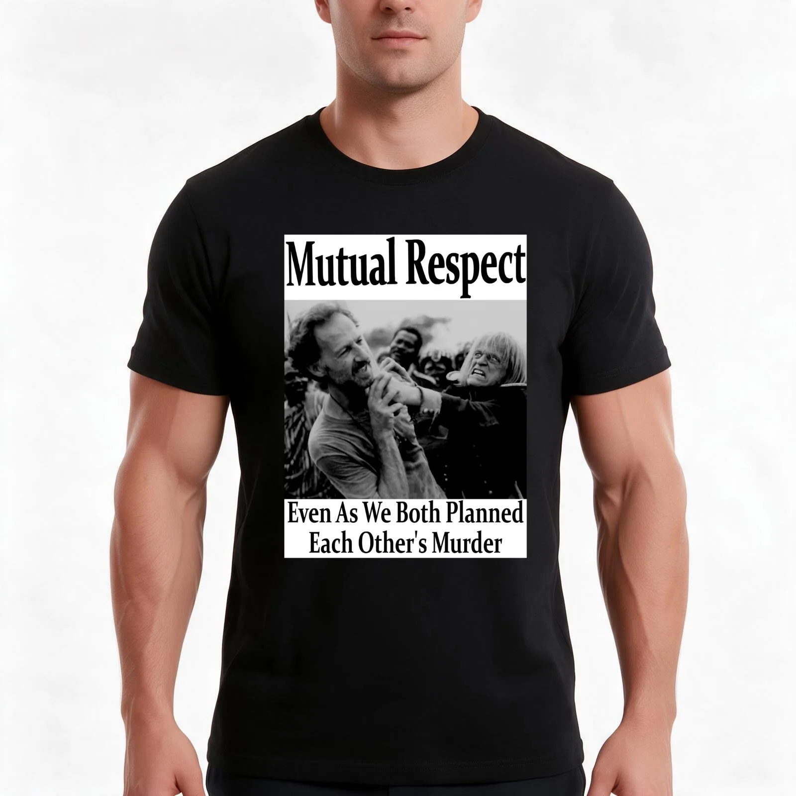 Werner Herzog and Klaus Kinski's Mutual Respect T-Shirt Summer Casual Cotton Tee Oversized Streetwear Tops Unisex Men Women