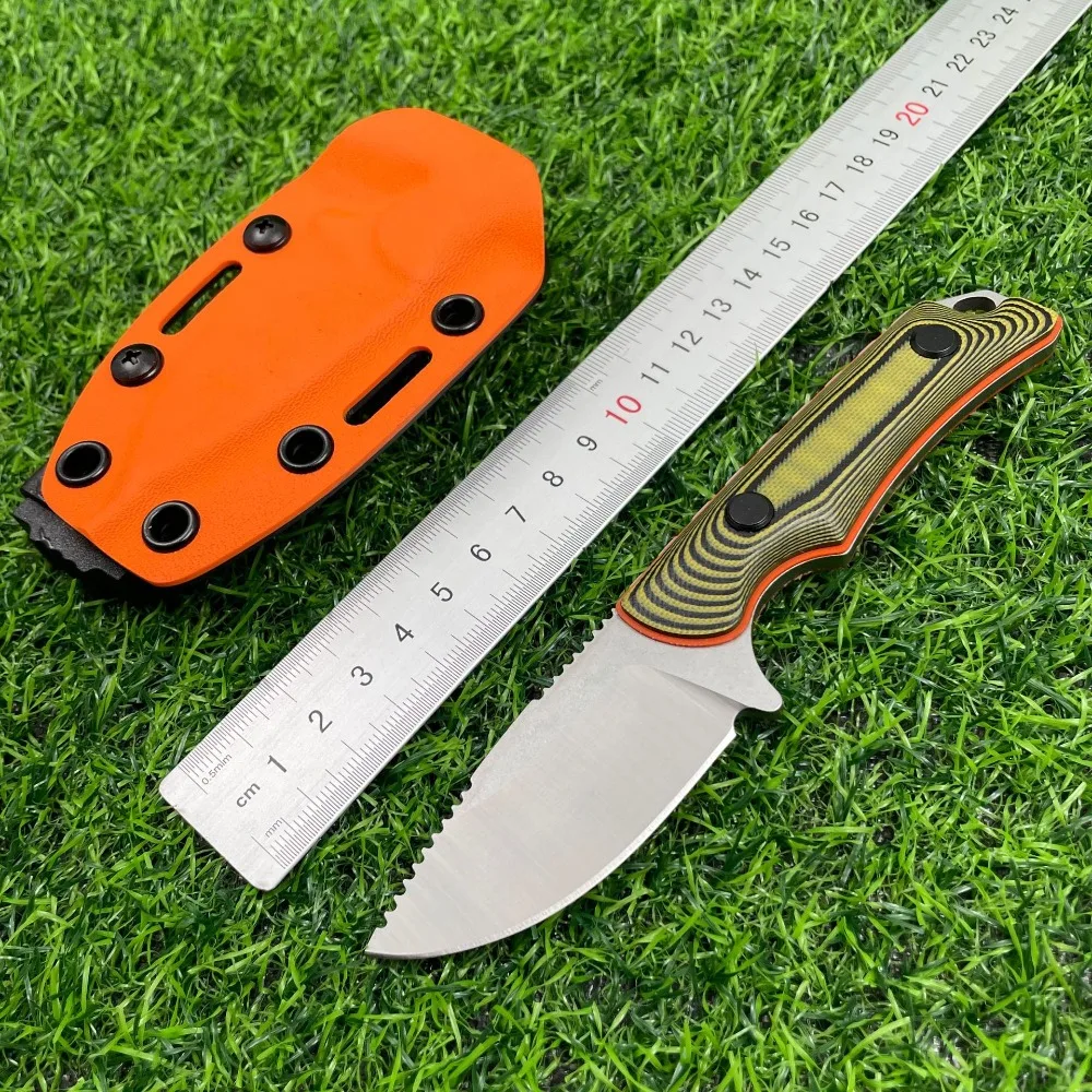 

Bench China Made15017 Outdoor Straight Knife Dual Color G10 Handle+K-Sheath EDC Portable Survival Hunting Knife Now