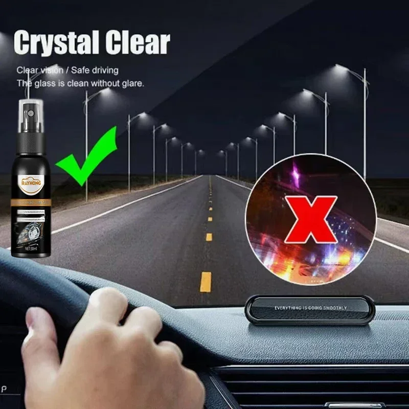 

Car Glass Oil Film Remover Glass Polishing Compound Windshield Cleaner Car Glass Polishing Clear Window Auto Detailing