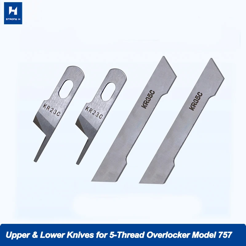 

Набор верхних/нижних ножей Kyangsinn с 5 резьбой для модели 757 | Режущие лезвия промышленной швейной машины