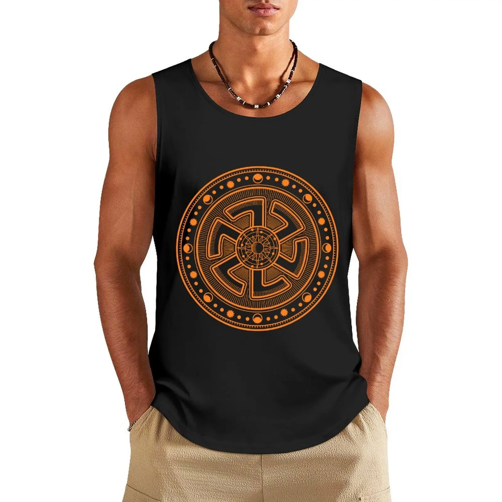 

Pentagram Satanic Occult Sign Tank Top tops anime T-shirt Men's gym