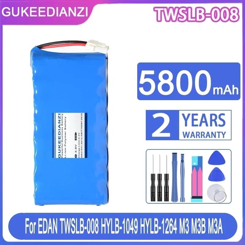 

GUKEEDIANZI Replacement Battery 5800mAh For TWSLB-008 HYLB-1049 HYLB-1264 M3 M3B M3A Bateria